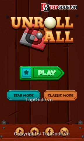 Mã nguồn Unity,Unroll Ball,code game